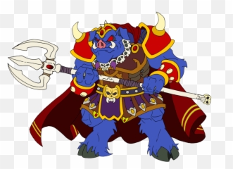 Blue Pig Ganon Transparent Png Image - Nintendo Land Ganon,Ganon Png
