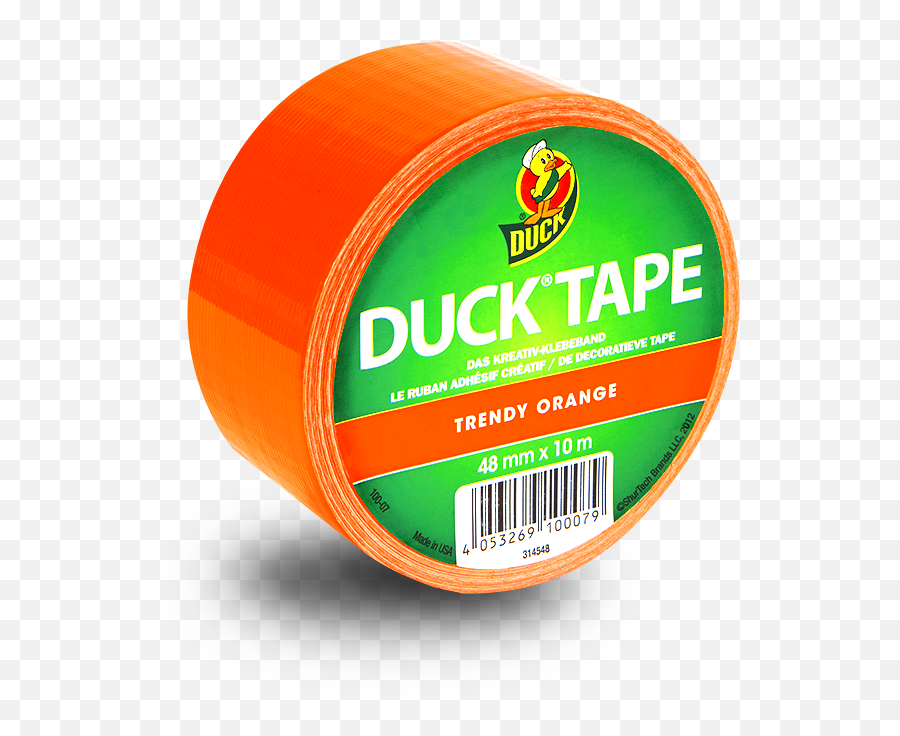 Duck Tape Trendy Orange - Label Png,Duck Tape Png