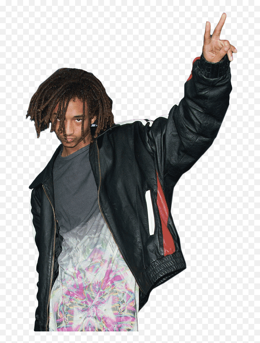 Download A Photo Of Jaden Smith - Photograph Png Image With Leather Jacket,Photograph Png