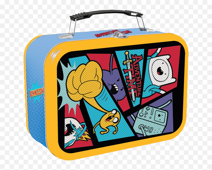Comic Book Halftone Tin Lunchbox - Cartoon Network Lunch Box Png,Comic Book Dots Png