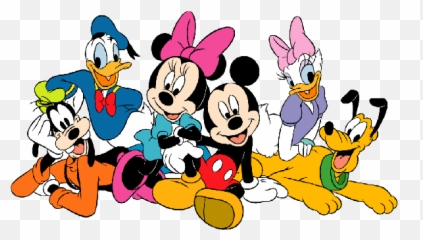 14 Free Mickey Clipart Fri - Mickey Minnie Donald Daisy Goofy Pluto Png,Friends Clipart Png