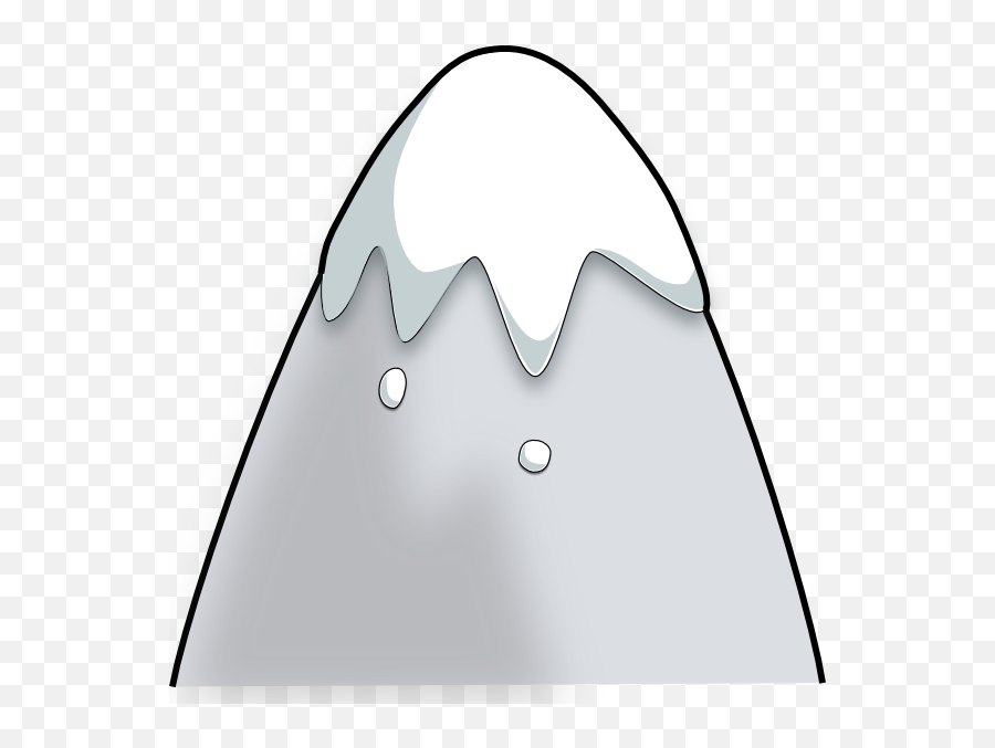 Cartoon Style Clip Art - Snow Mountain Top Cartoon Png,Mountain Top Png