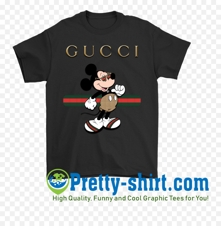 Gucci Disney Mickey T - Shirt Classic Logo Gucci Gucci Shirt Gucci Tshirt Gucci Logo Gucci Fashion Shirt Fashion Shirt Gucci Design Shirtsnake Cartoon Png,Gucci Logo Png