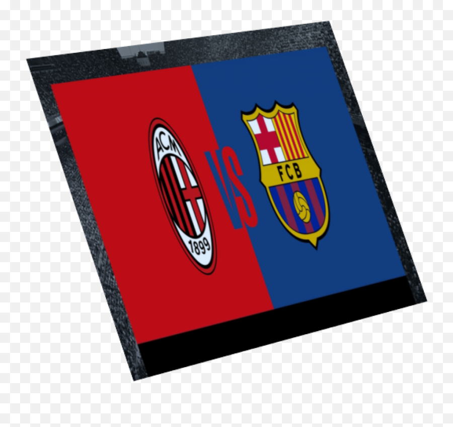 Why Do Fc Barcelona And Ac Milan Have - Art Png,Fc Barcelona Logo
