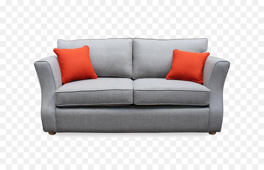 Couch Transparent Png Sofa With - Transparent Background Couch Png,Pillow Transparent Background