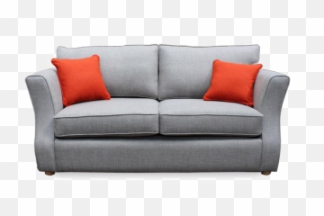 Couch Transparent Png Sofa With - Transparent Background Couch Png,Pillow Transparent Background