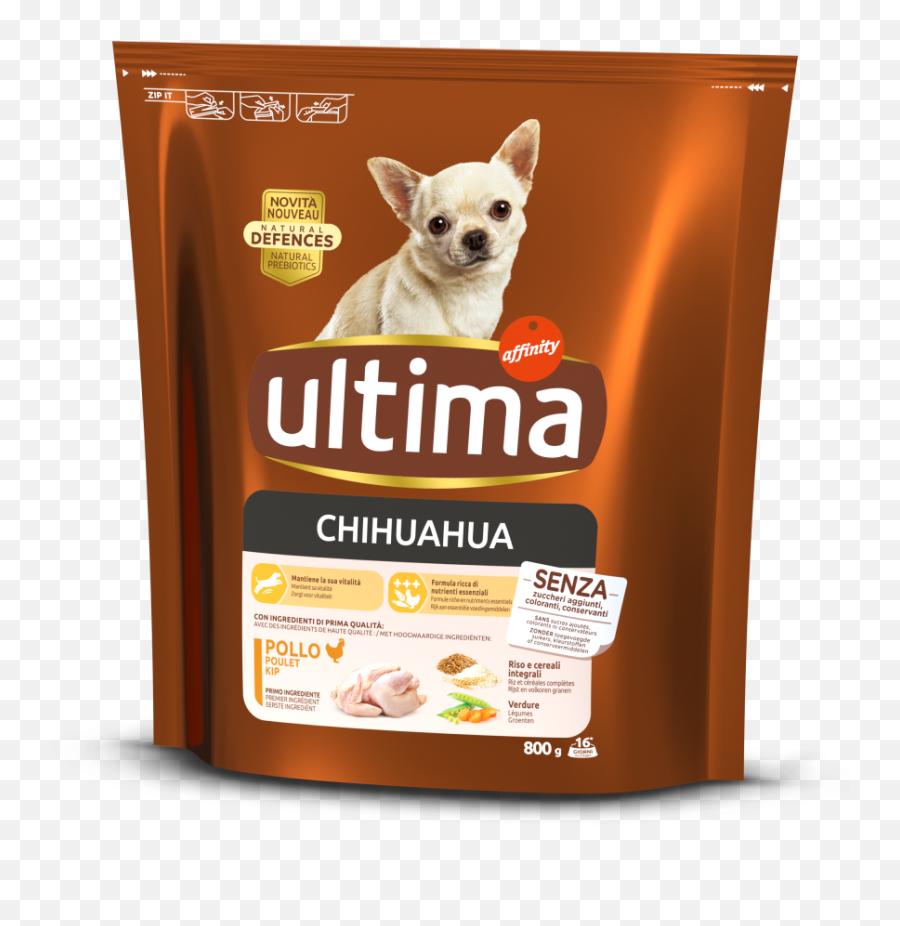 Ultima Mini Chihuahua Chicken - Dry Food For Dogs Ultima Crocchette Per Cani Ultima Png,Chihuahua Png