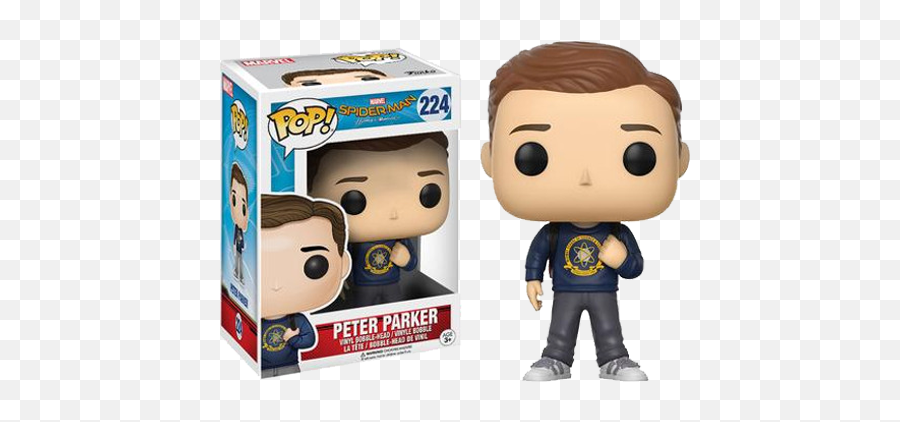Download Pop Marvel Peter Parker - Peter Parker Pop Figure Funko Pop Peter Parker Png,Peter Parker Png