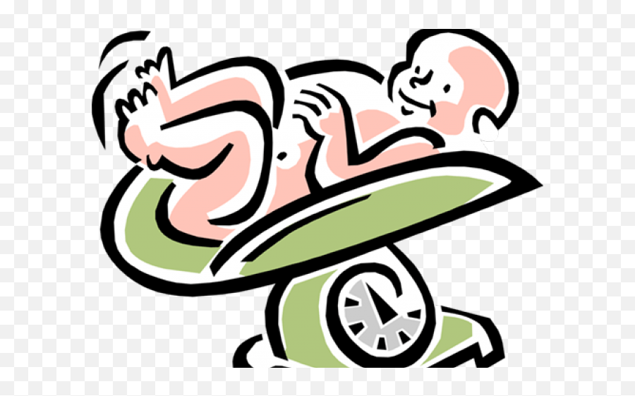 Clipart Baby Weighing Scales - Baby Weight Scale Clipart Png,Fish Scales Png
