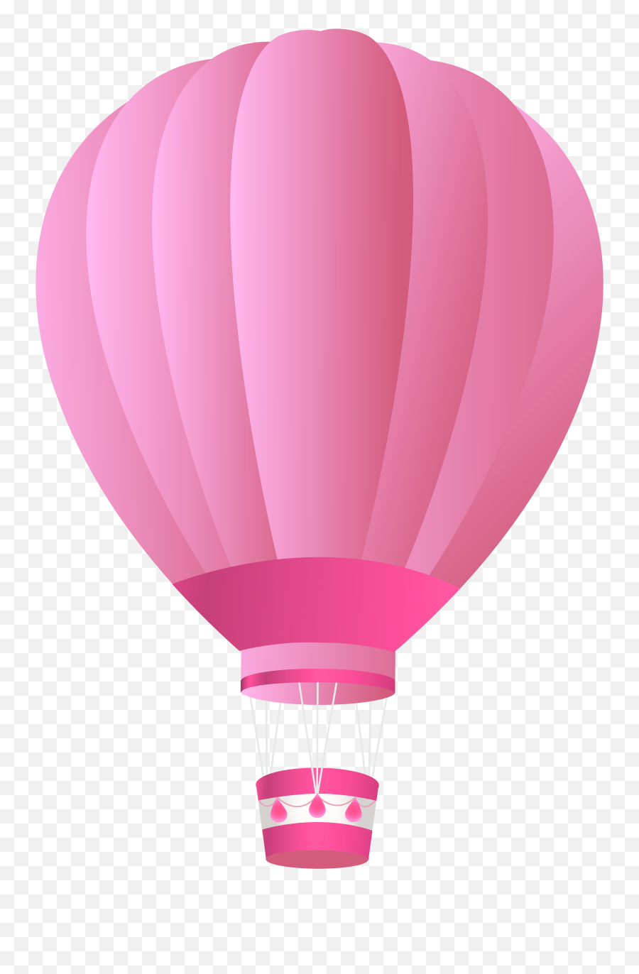 Pink Hot Air Balloon Png Picture 372664 - Hot Air Balloon Clip Art,Hot Air Balloon Transparent