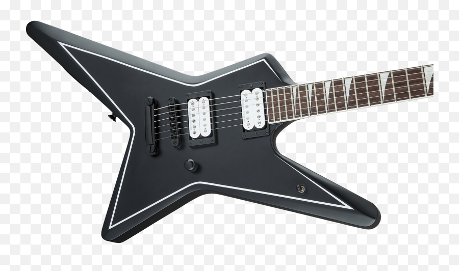 New Jackson X Series Signature Gus G Star Satin Black With White Pinstripes - Authorized Dealer Fender Star Shaped Guitar Png,Jackson Guitars Logo