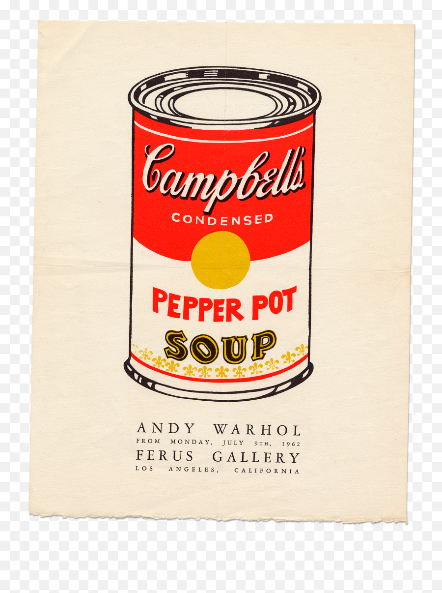 Soup Paintings Became Andy - Dot Png,Campbells Soup Logo