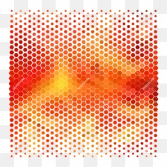 Halftone Dotted Hexa Degrade Neon Pink - Kaminarimon Gate Sensouji png