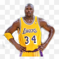 Shaq Sticker By Kyle Mccaughey - Shaq Kobe Wallpaper 4k png