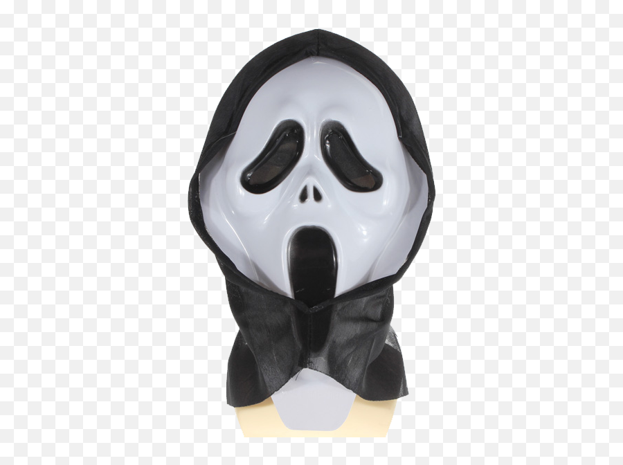 Download Hd Crazy Scared Ghost Scream Face Mask Costume - Costume Party Png,Scared Face Transparent