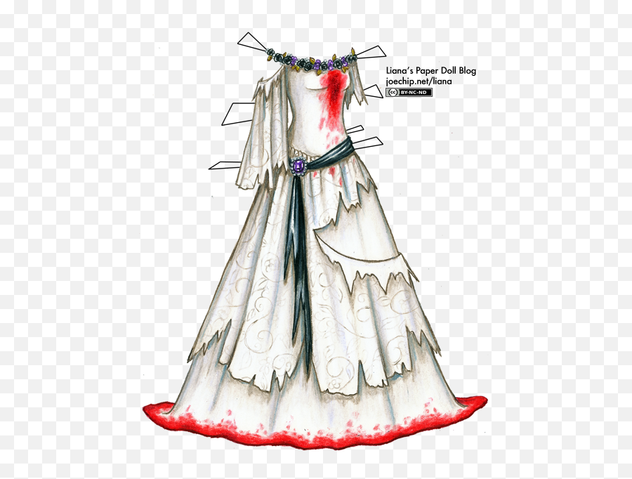 Wedding Dress Lianau0027s Paper Dolls - Dress Png,Wedding Veil Png