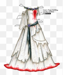 Wedding Dress Lianau0027s Paper Dolls - Dress Png,Wedding Veil Png