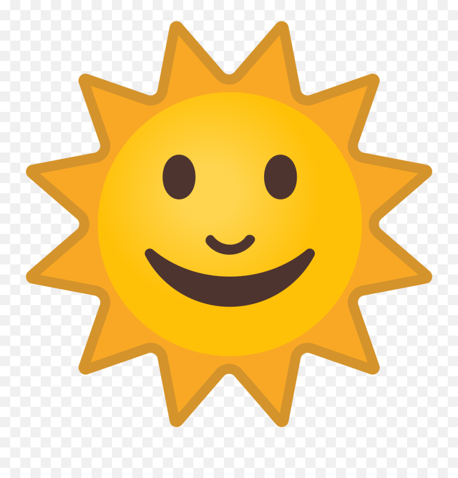 Sun With Face Icon Noto Emoji Travel U0026 Places Iconset Google - Sun With Face Icon Png,Sun Icon Png