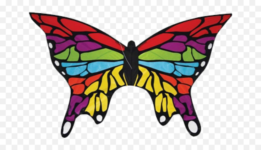 Rainbow Butterfly Clipart Single - Butterfly 727x453 Png Decorative,Butterfly Clipart Png
