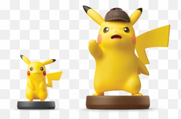 Detective Pikachu Releases - Amiibo png