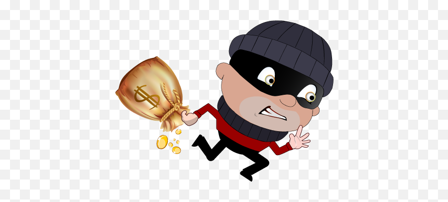 Thief Robber Png - Cute Cartoon Burglar,Robber Png