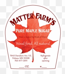 Minnesota Maple Syrup Label Gallery Labels - Language png