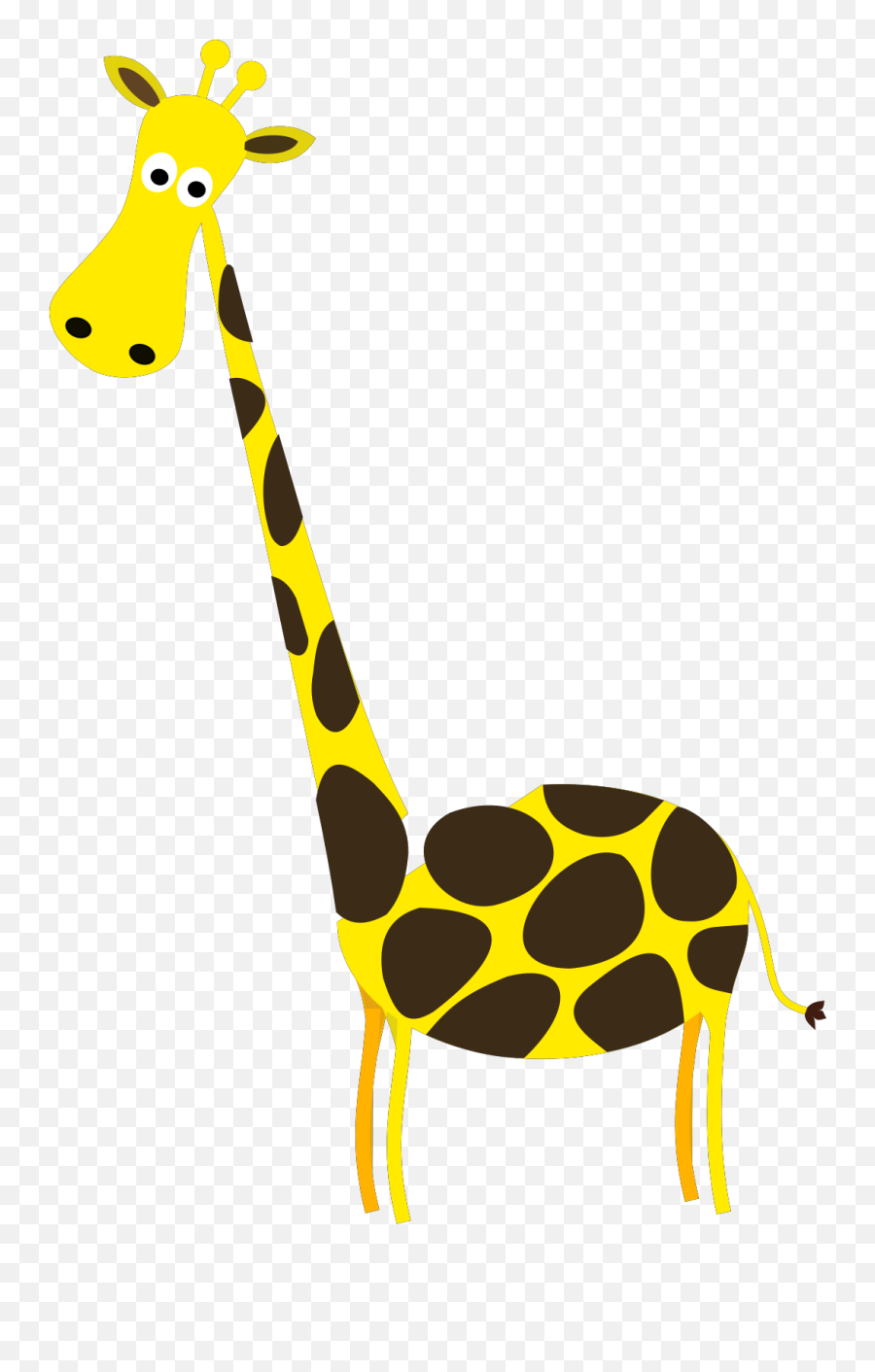 Cartoon Giraffe Svg Vector Clip Art - Svg Giraffe Clipart Transparent Background Png,Giraffe Icon