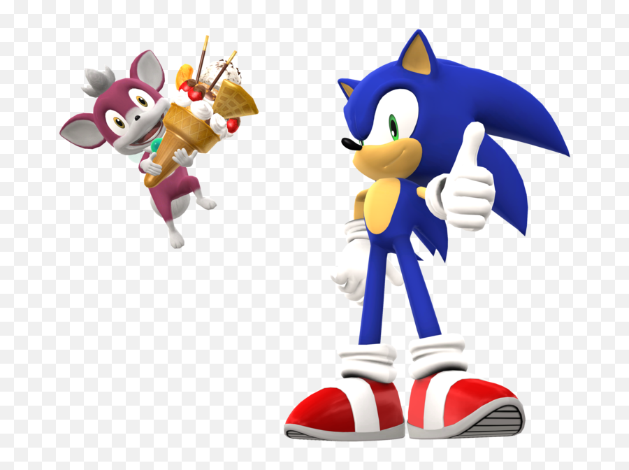 Download Hd Sonic The Hedgehog And Chip - Sonic Chip Png,Sonic The Hedgehog Transparent