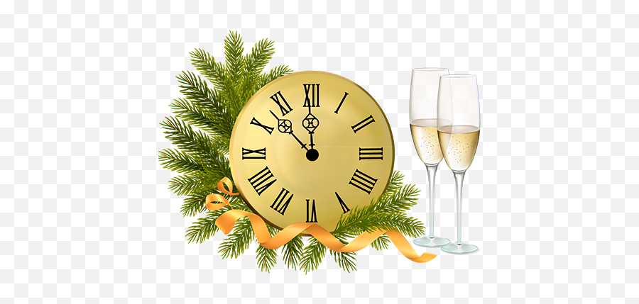 Download Free New Year Eve Day Christmas Ornament Tree For - New Year Clock Png,New Years Icon