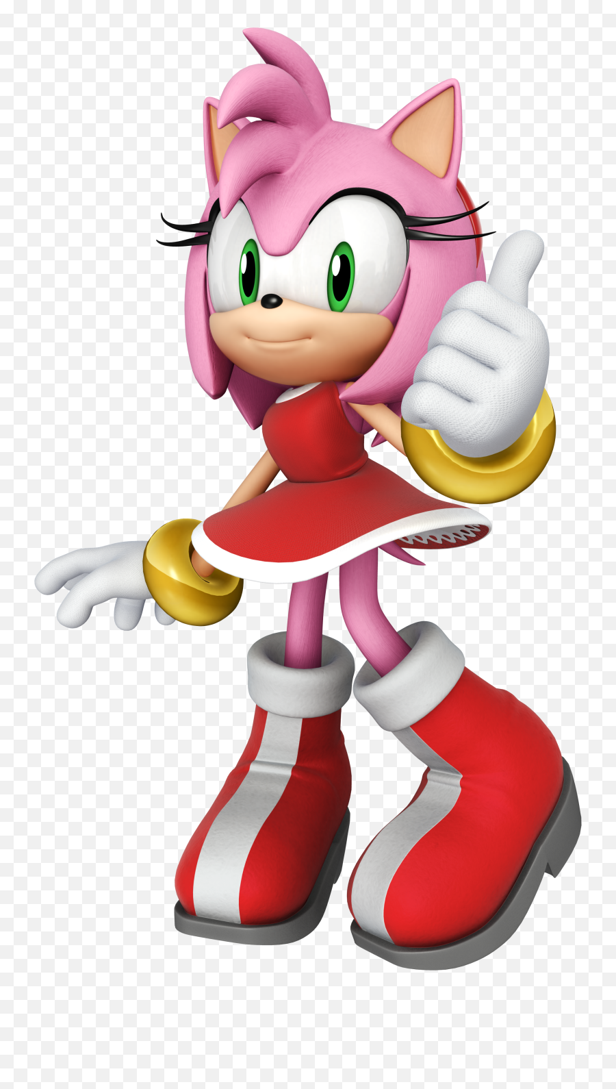 Download Sonic Toy Allstars Racing Character Chaos Fictional - Sonic The Hedgehog Amy Png,Cartoon Rose Png