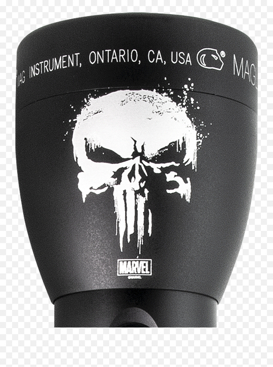 Marvel - Punisher Ml300lx Led 3cell D Flashlight U2013 Maglite Pint Glass Png,Marvel Heroes 2016 Icon