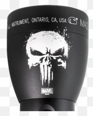 Marvel - Punisher ML300LX LED 3Cell Flashlight u2013 Maglite Pint Glass png