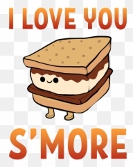 Smores I Love You Cute Kawaii Product Portable - Language png
