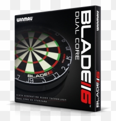 Winmau Blade 6 Dual Core Dartboard - Dartbord png