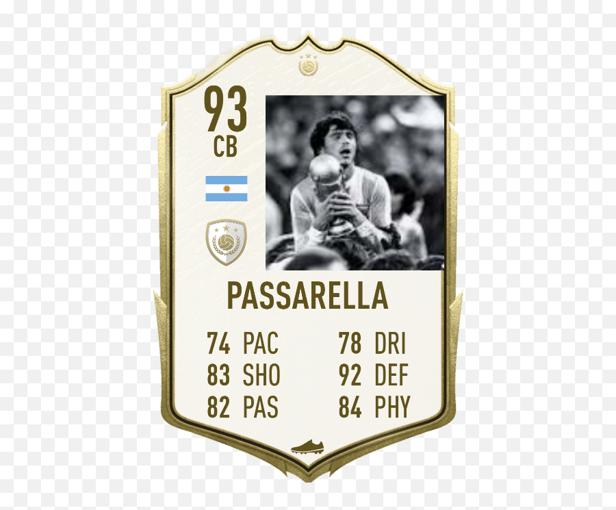 Potential Copa Libertadores Icon Daniel Passarella Rfifa - George Best Fifa 21 Card Png,Potential Icon