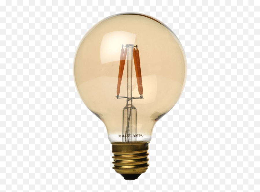 Light Bulb Transparent - Edison Mills 40w E26 Led Vintage Incandescent Light Bulb Png,Light Bulb Png