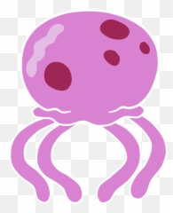 Jellyfish Spongebob Cartoon - Free vector graphic Pixabay Agua Viva Bob Esponja Png