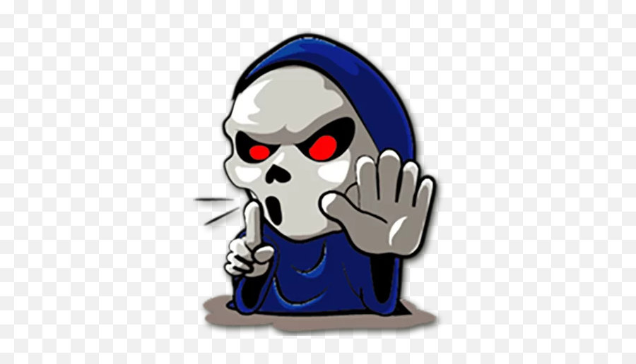 Telegram Sticker 33 From Collection Grim Reaper - Cartoon Png,Grim Reaper Transparent