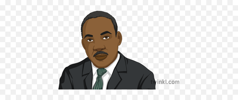 Martin Luther King Jr Portrait Ks3 Ks4 Illustration - Twinkl Martin Luther King Day Twinkl Png,Martin Luther King Jr Png