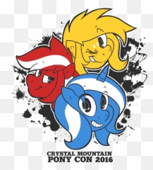 Fourth Annual Crystal Mountain Pony Con Gallops Into Salt - Cartoon Png,Bronycon Logo