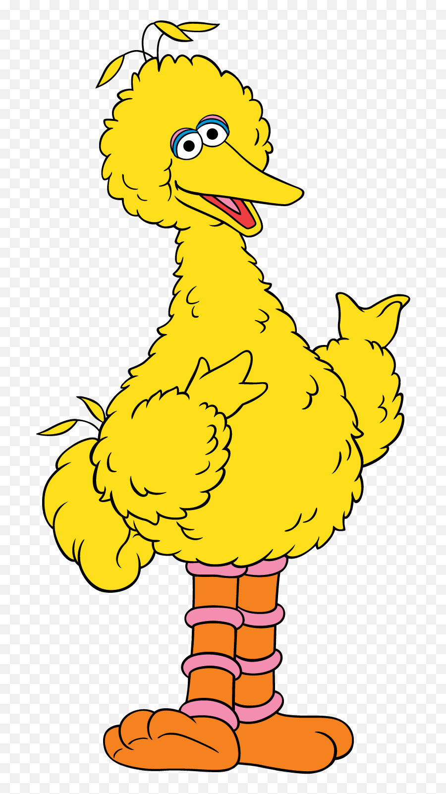 Sesame Street Characters Clipart - Sesame Street Big Bird Drawing Png,Sesame Street Characters Png