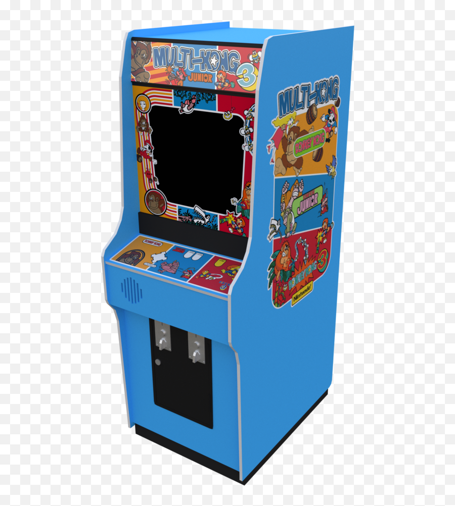 Multikong Nintendo Arcade Machine - Video Game Arcade Cabinet Png,Arcade Cabinet Png