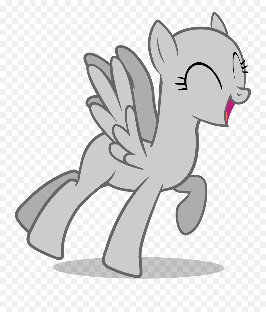 Mlp - Happy Pegasus Pony Jumping Flash 1574891 Png Pegasus Mlp Base,My Little Pony Png