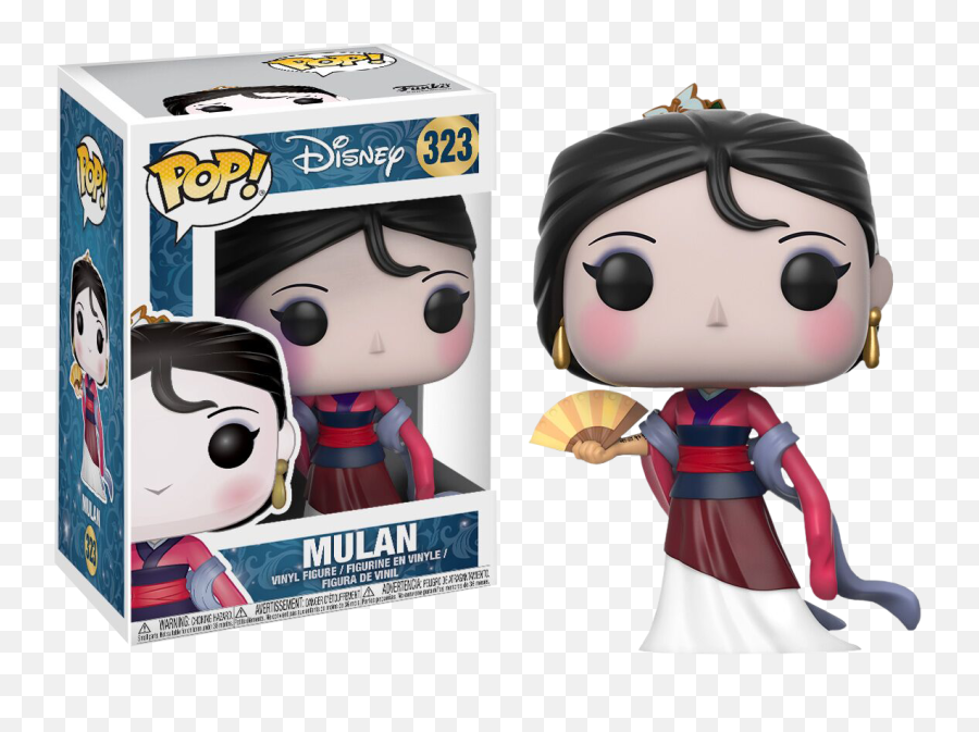 Disney - Mulan Disney Princess Pop Vinyl Figure Funko Pop Disney Mulan Mulan 323 Png,Mulan Png