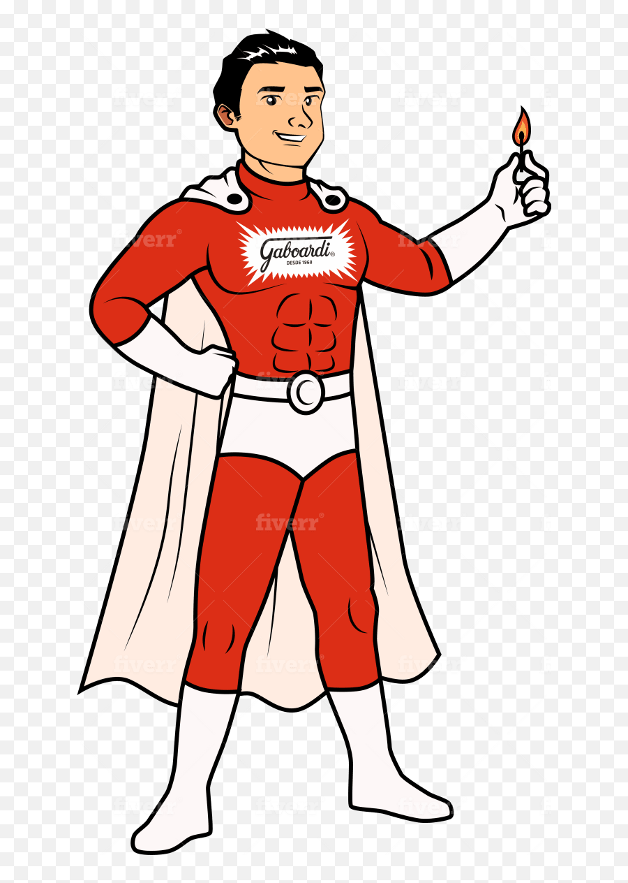 Create Premium Mascot Superhero Cartoon Character - Cartoon Png,Cartoon Arm Png