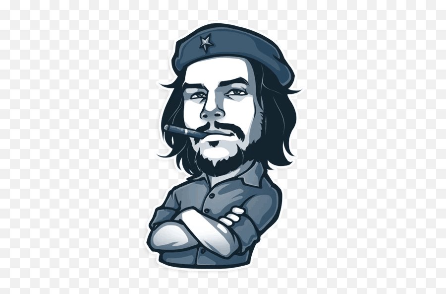 Download Guevara Che Telegram Sticker One Part Hq Png - Che Guevara Sticker,Telegram Png