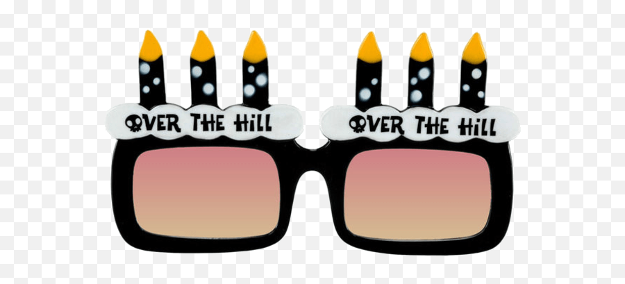 Download Hd Happy Birthday Glasses Png Transparent Image - Over The Hill Birthday,Sunglases Png