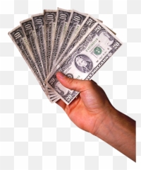 Hand Money Png Transparent - Credit Card Vs Cash Meme,Hand With Money Png