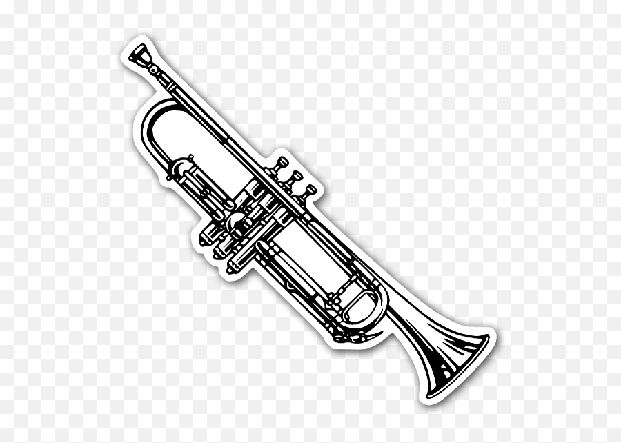 Cornet Trumpet - Stickerapp Trumpet Sticker Png,Trumpet Transparent
