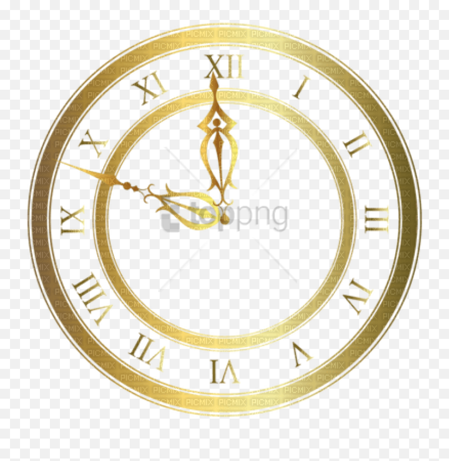 Free Png Clock Face Transparent Background Image - Gold Clock Face No Background,Face Transparent Background